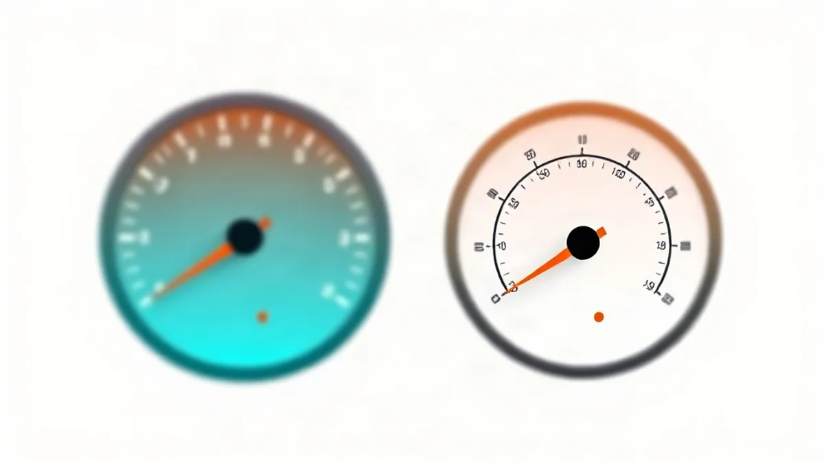 Two gauges side by side — illustration for What Is EPC in CPA Marketing? How to Read Offer Stats